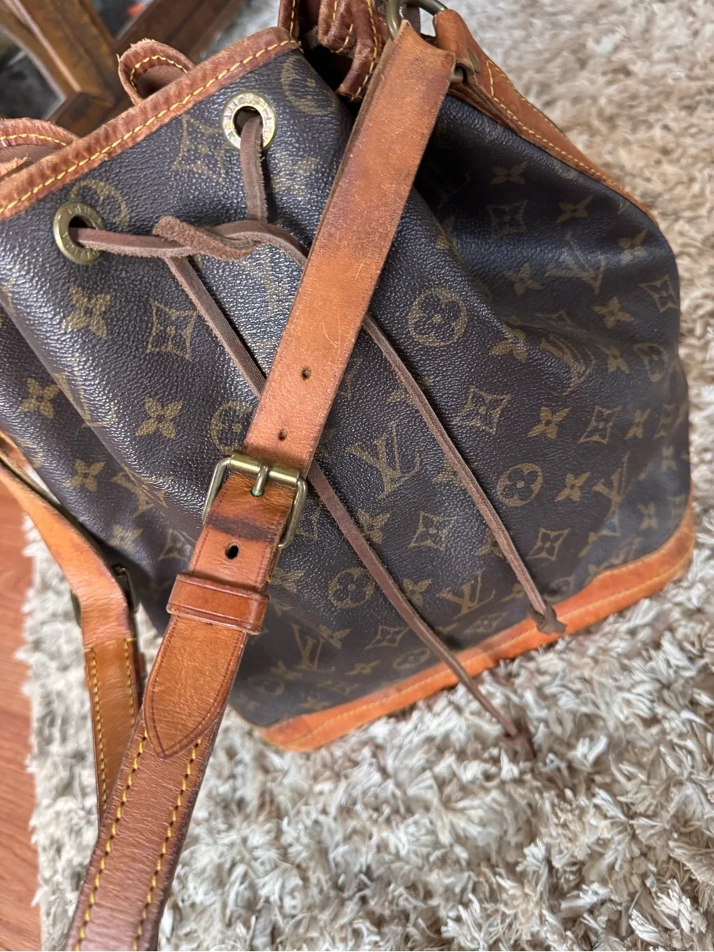 Louis Vuitton Brown Monogram Canvas Bucket Bag